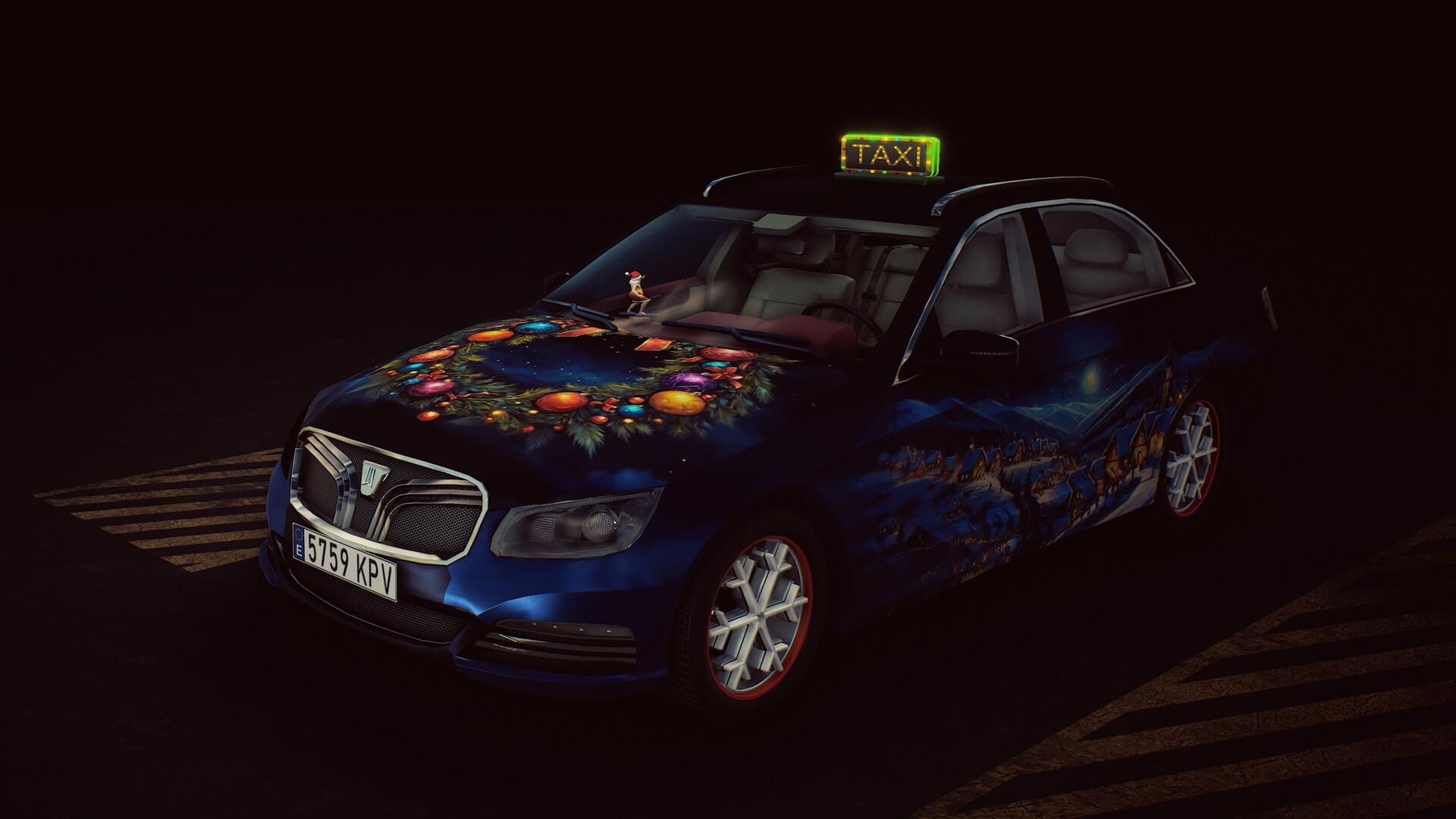 Taxi Life: A City Driving Simulator - Christmas Cosmetic Pack screenshot 4