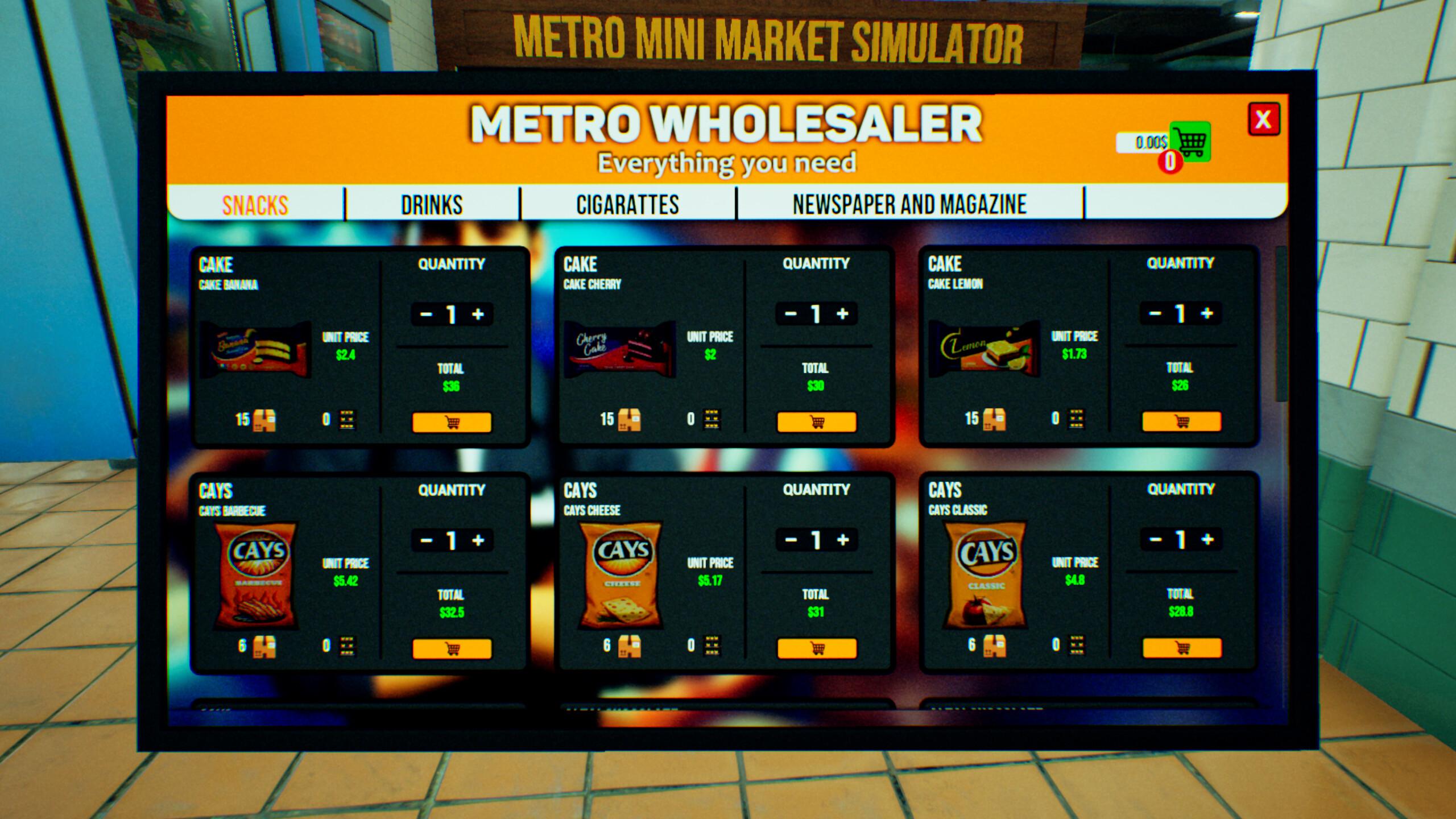 Metro Mini Market Simulator screenshot 1
