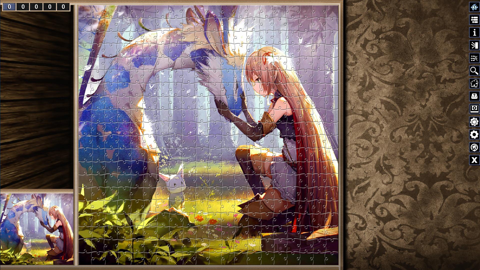 Pixel Puzzles Illustrations & Anime - Jigsaw Pack: Legendary Beasts screenshot 9