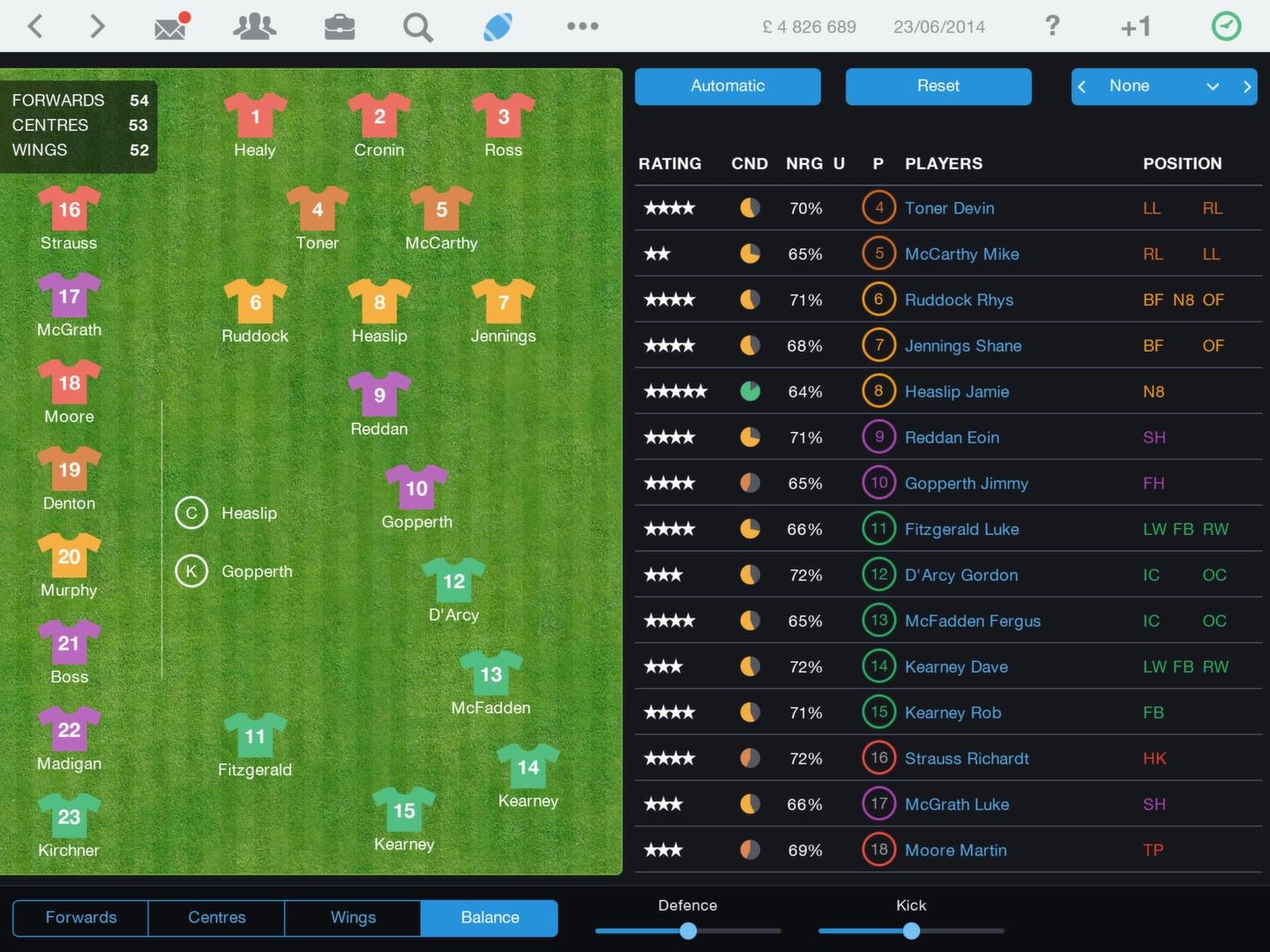 Pro Rugby Manager 2015 screenshot 13
