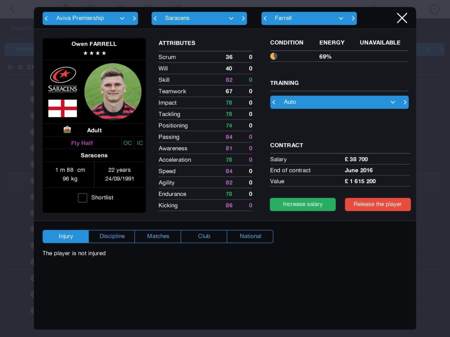 Pro Rugby Manager 2015 screenshot 17