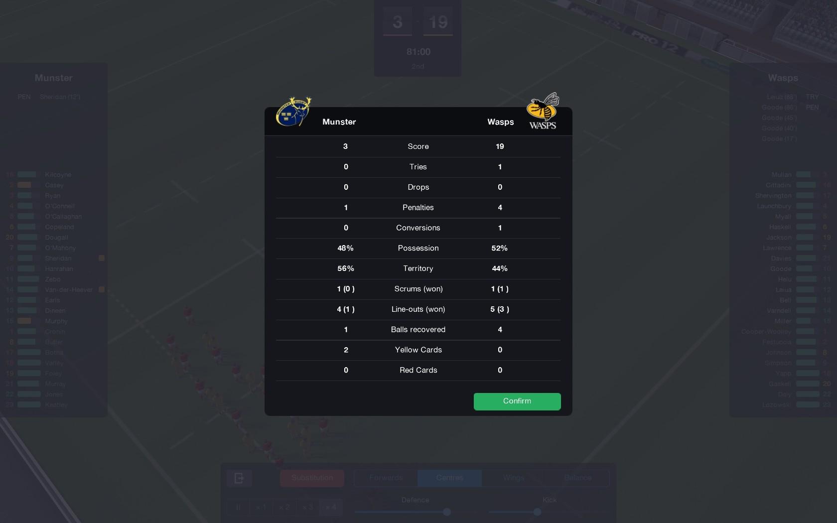 Pro Rugby Manager 2015 screenshot 21