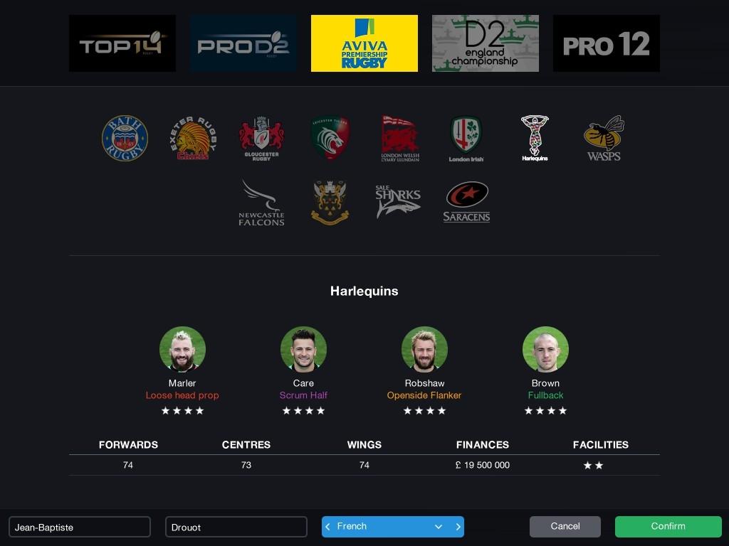 Pro Rugby Manager 2015 screenshot 33