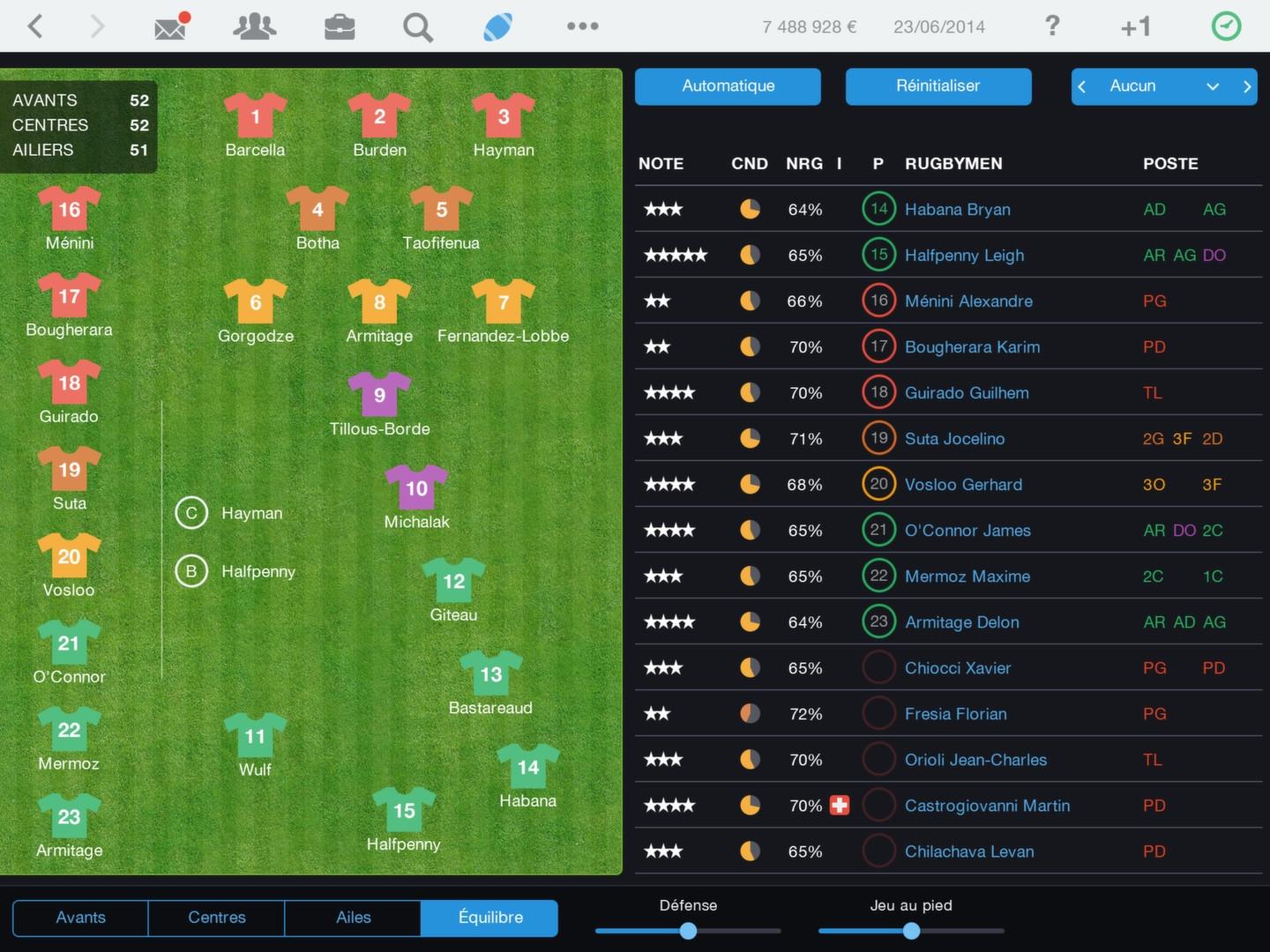 Pro Rugby Manager 2015 screenshot 4