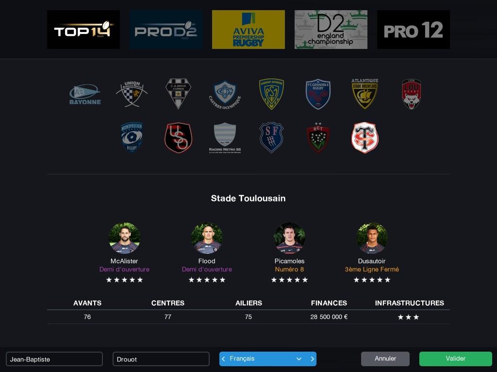 Pro Rugby Manager 2015 screenshot 5