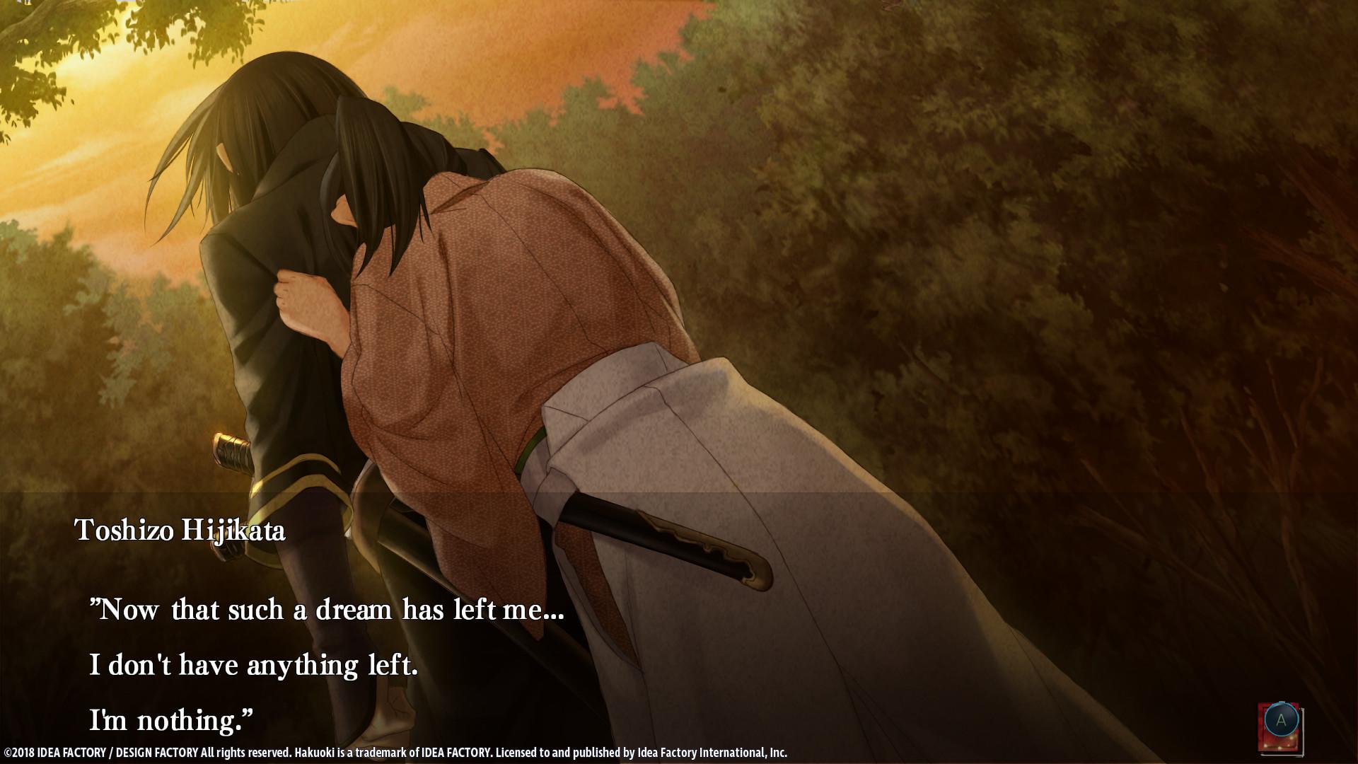 Hakuoki: Edo Blossoms screenshot 1