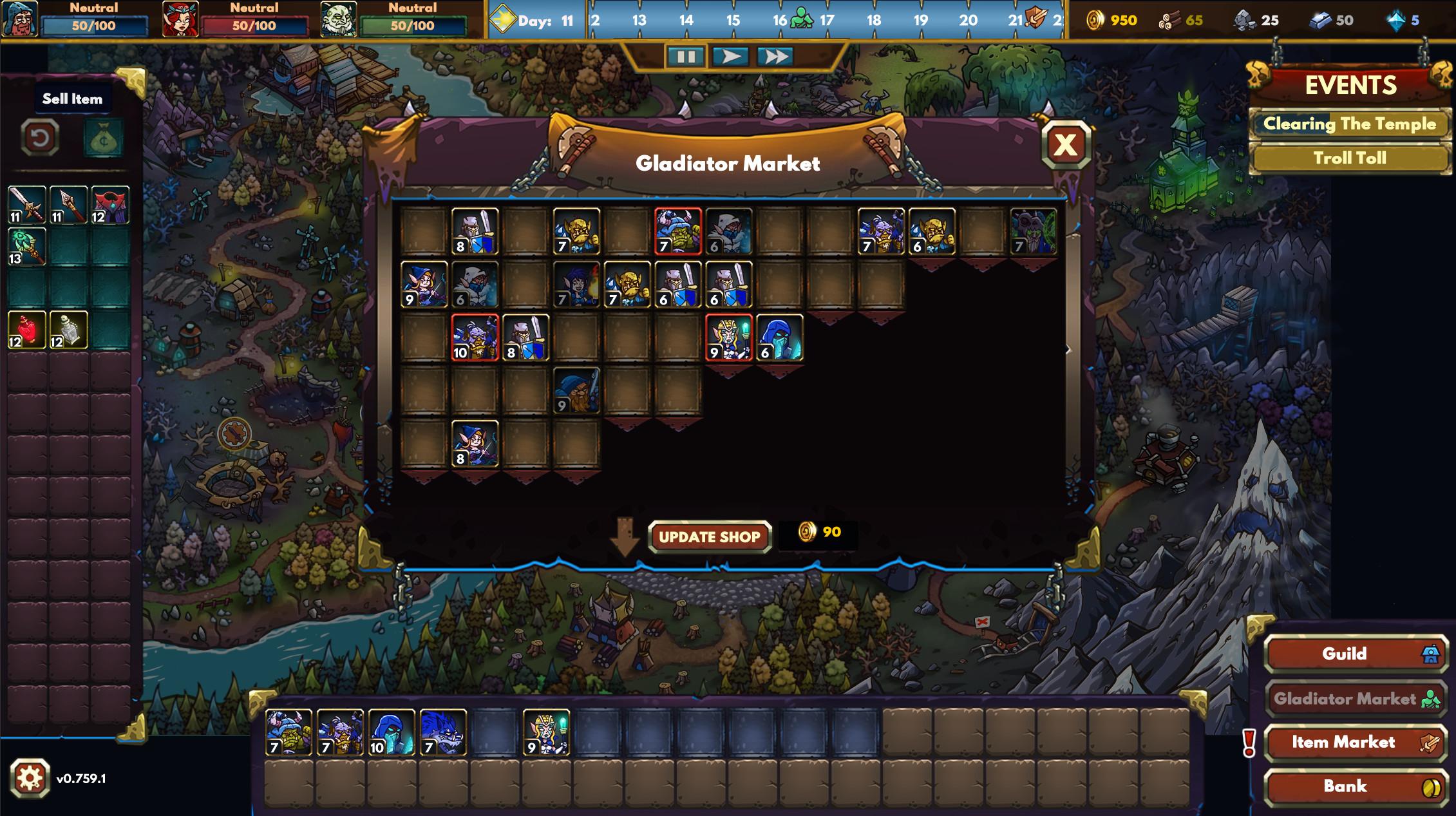 Gladiator Guild Manager screenshot 2