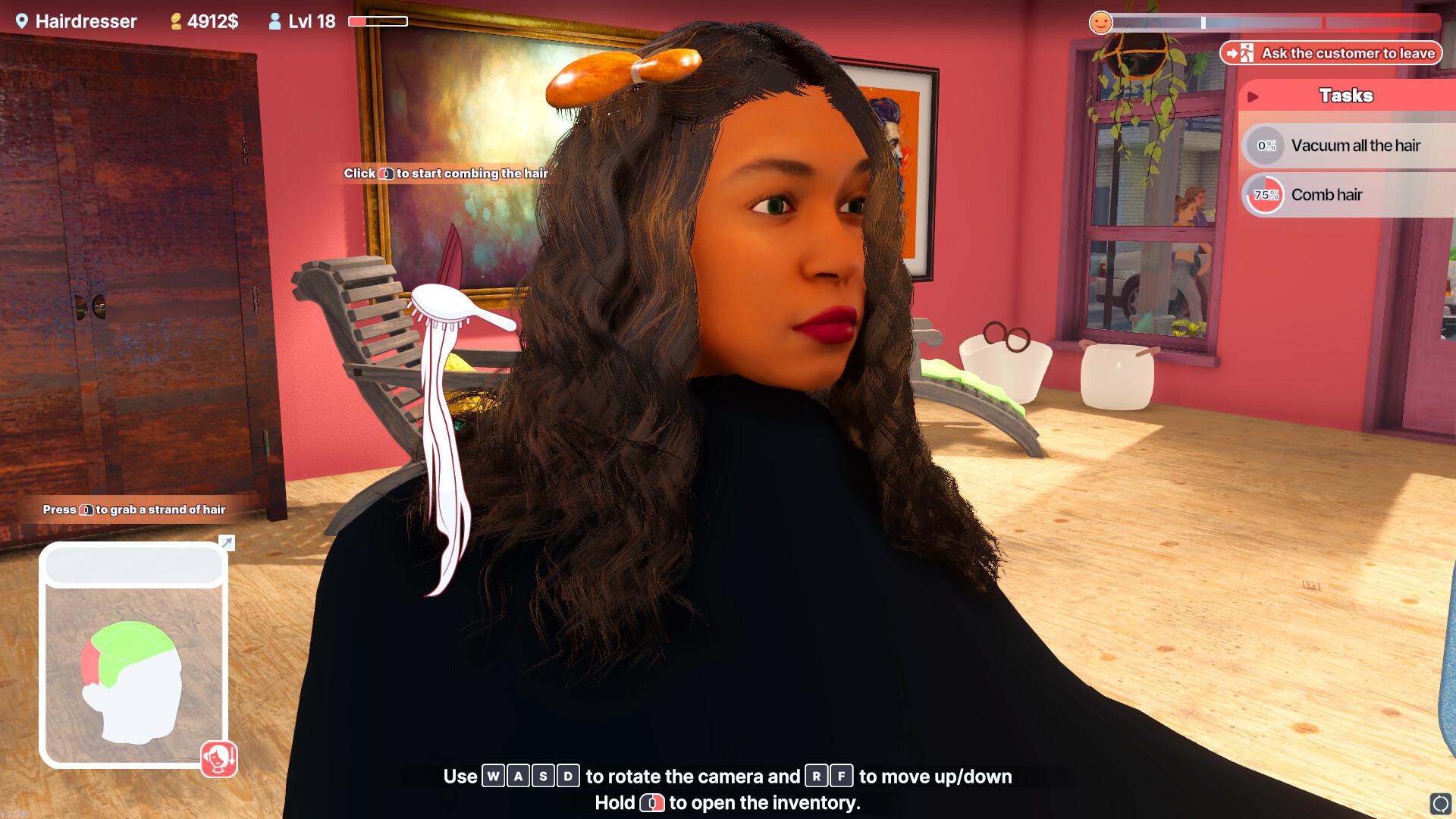 Hairdresser Simulator: Long Hair screenshot 3