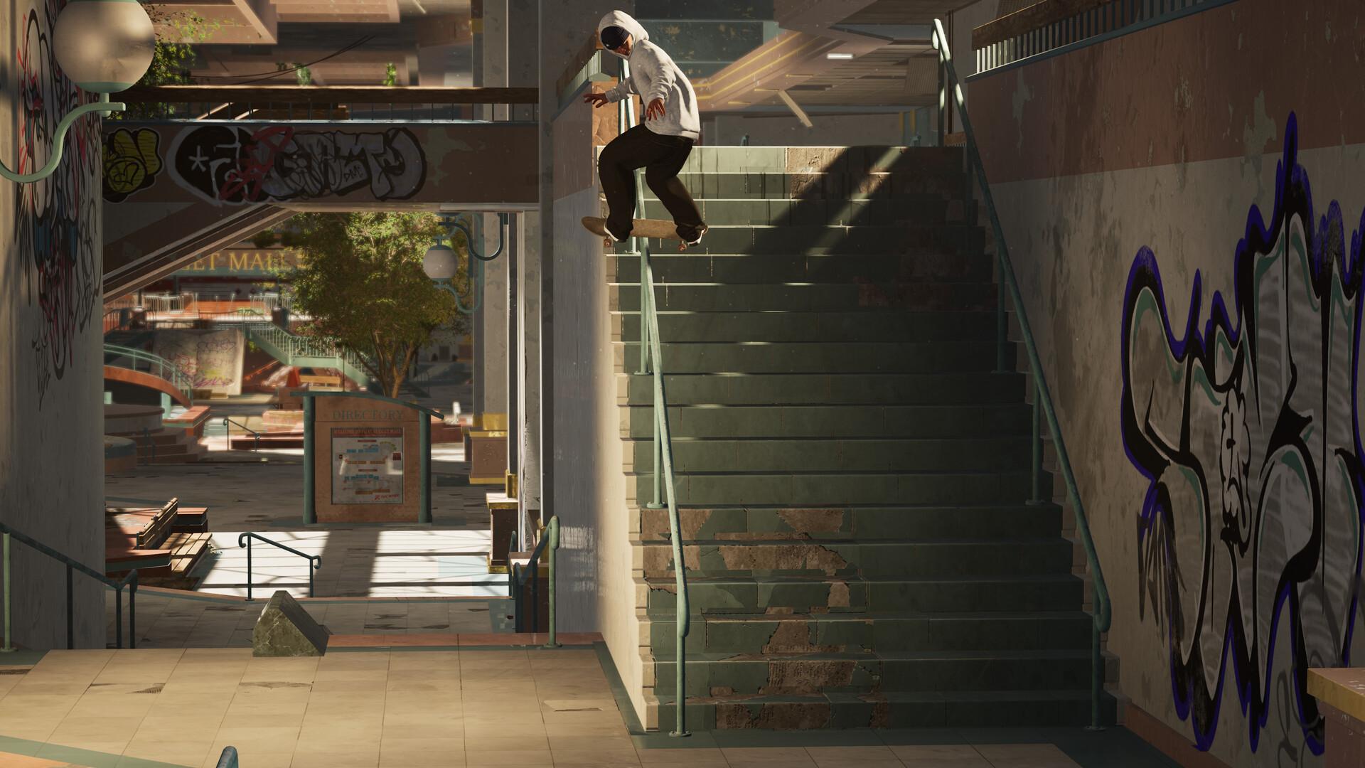 Session: Skate Sim Abandoned Mall screenshot 3