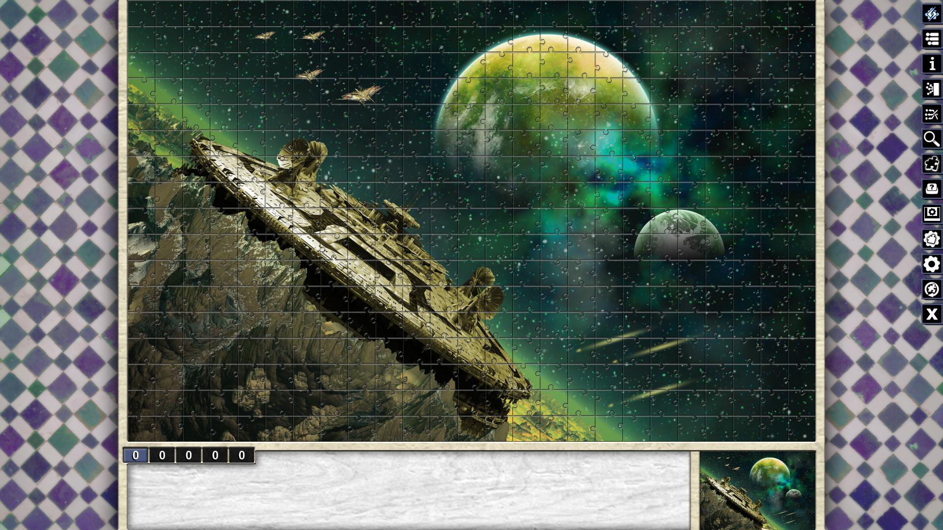 Pixel Puzzles Illustrations & Anime - Jigsaw Pack: Space image