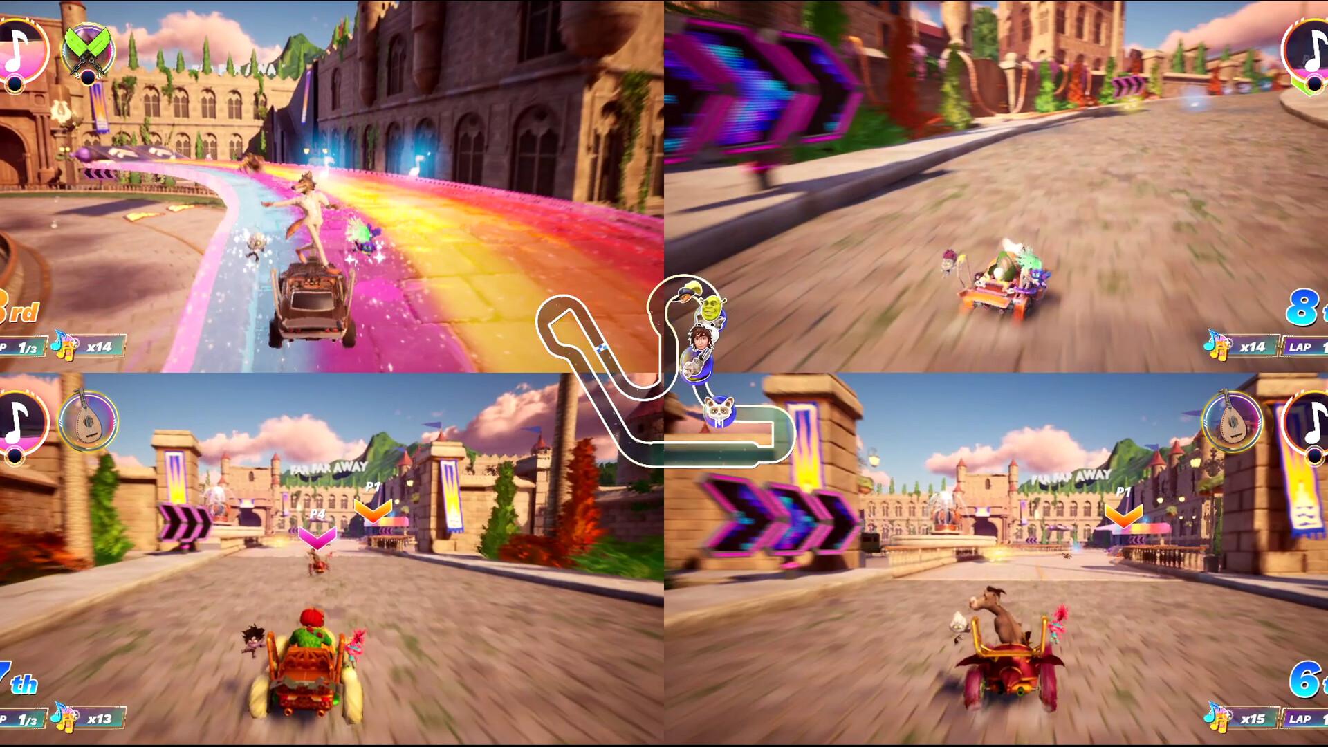 DreamWorks All-Star Kart Racing screenshot 1
