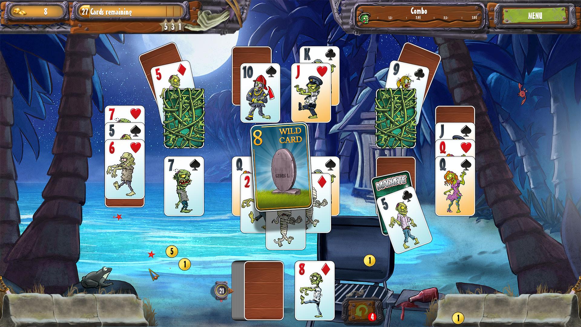 Zombie Solitaire 2 Chapter 1 screenshot 1