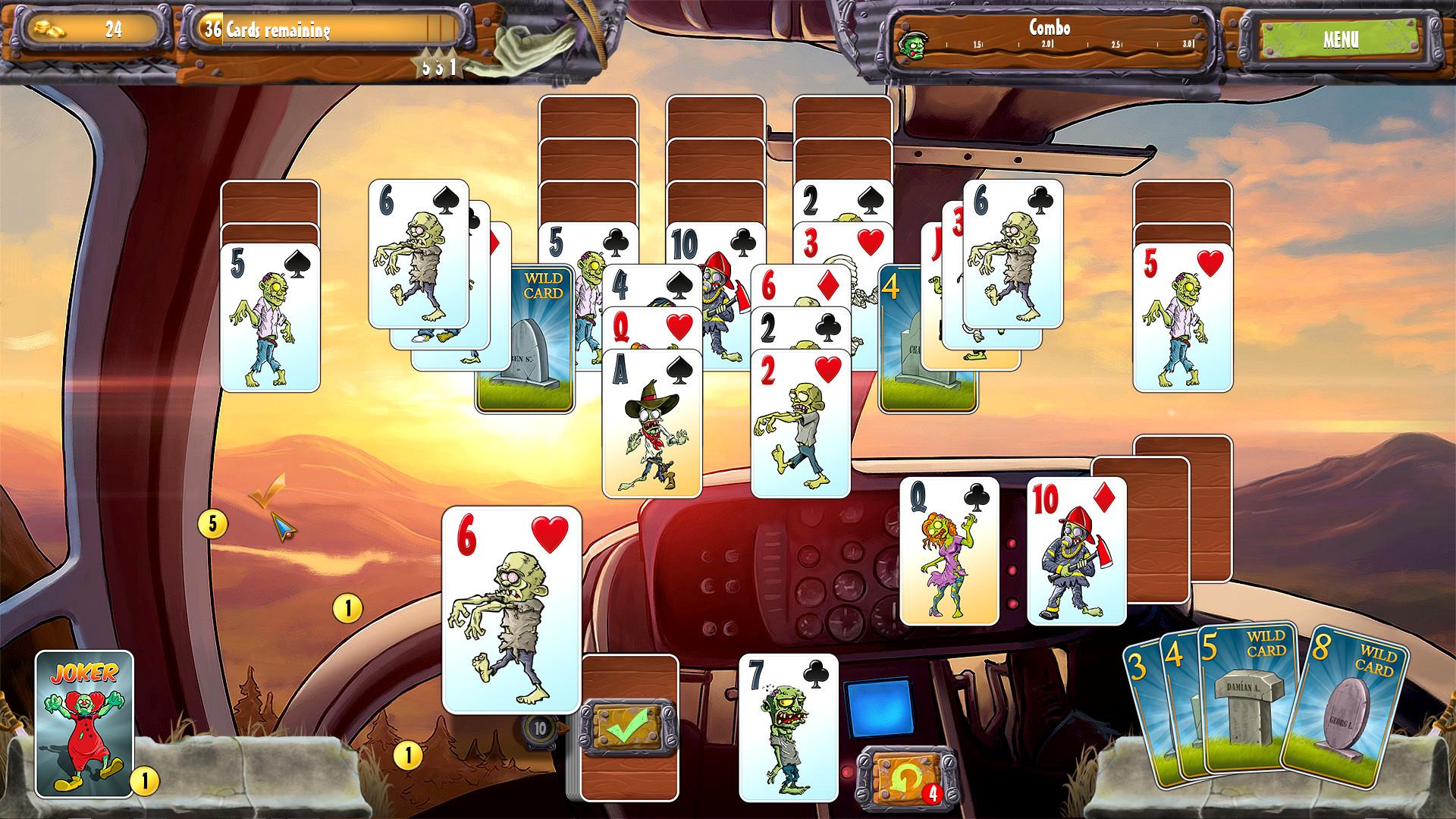 Zombie Solitaire 2 Chapter 1 screenshot 6