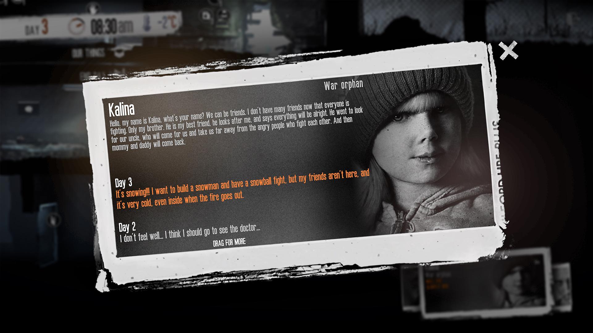 This War of Mine: The Little Ones screenshot 1