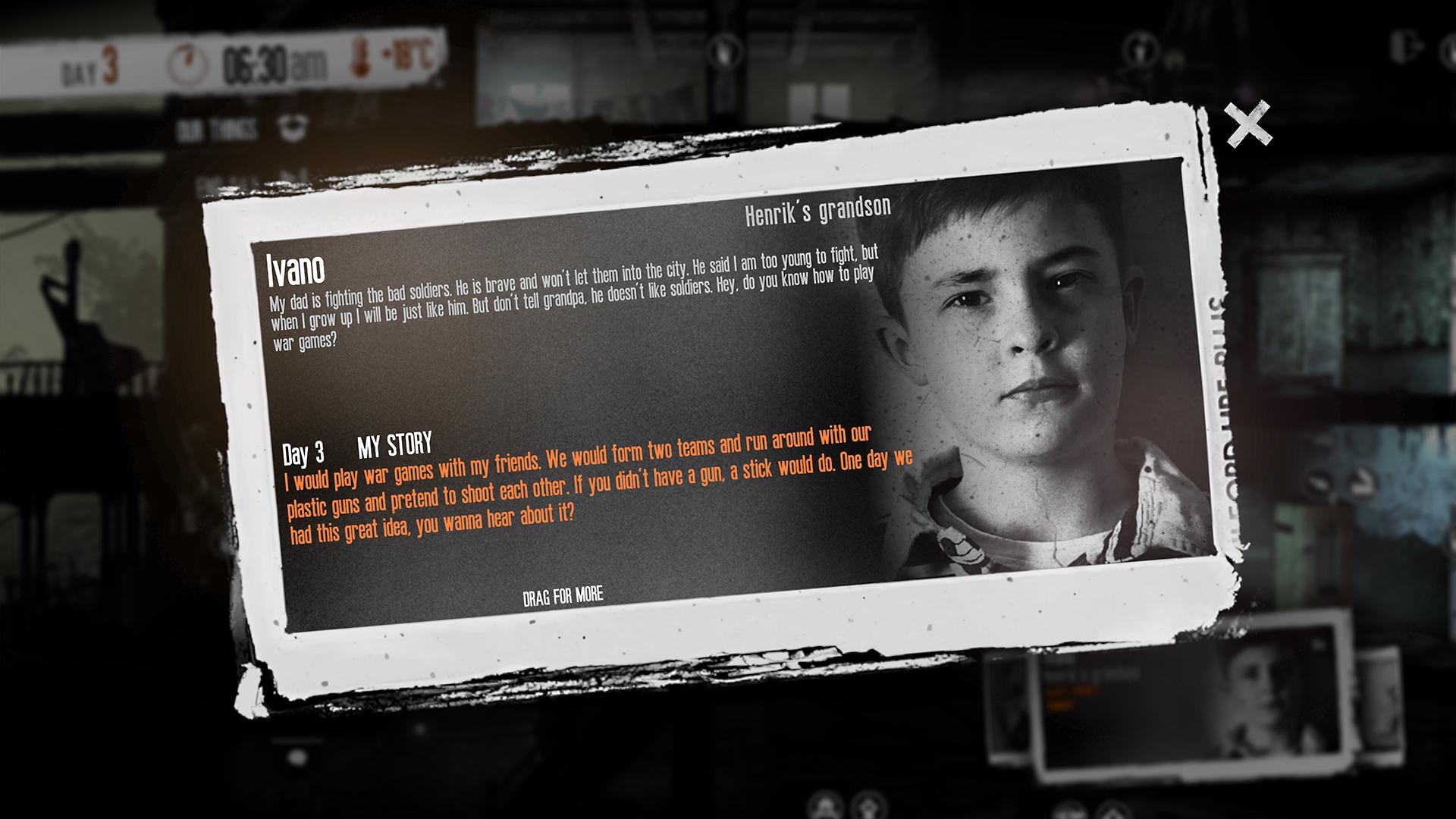 This War of Mine: The Little Ones screenshot 9