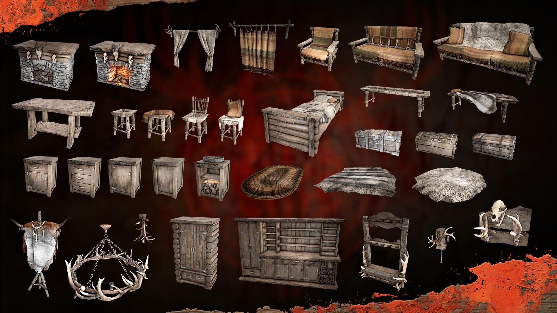 SCUM Woodland Furniture Pack screenshot 5