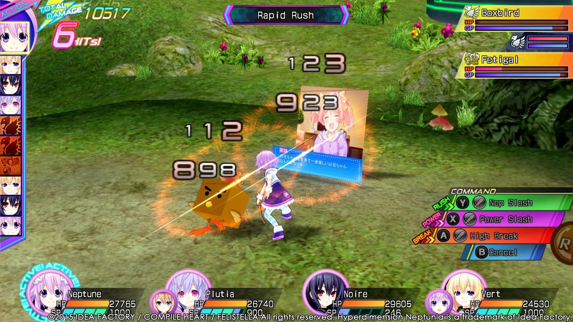 Hyperdimension Neptunia Re;Birth3 V Generation screenshot 2