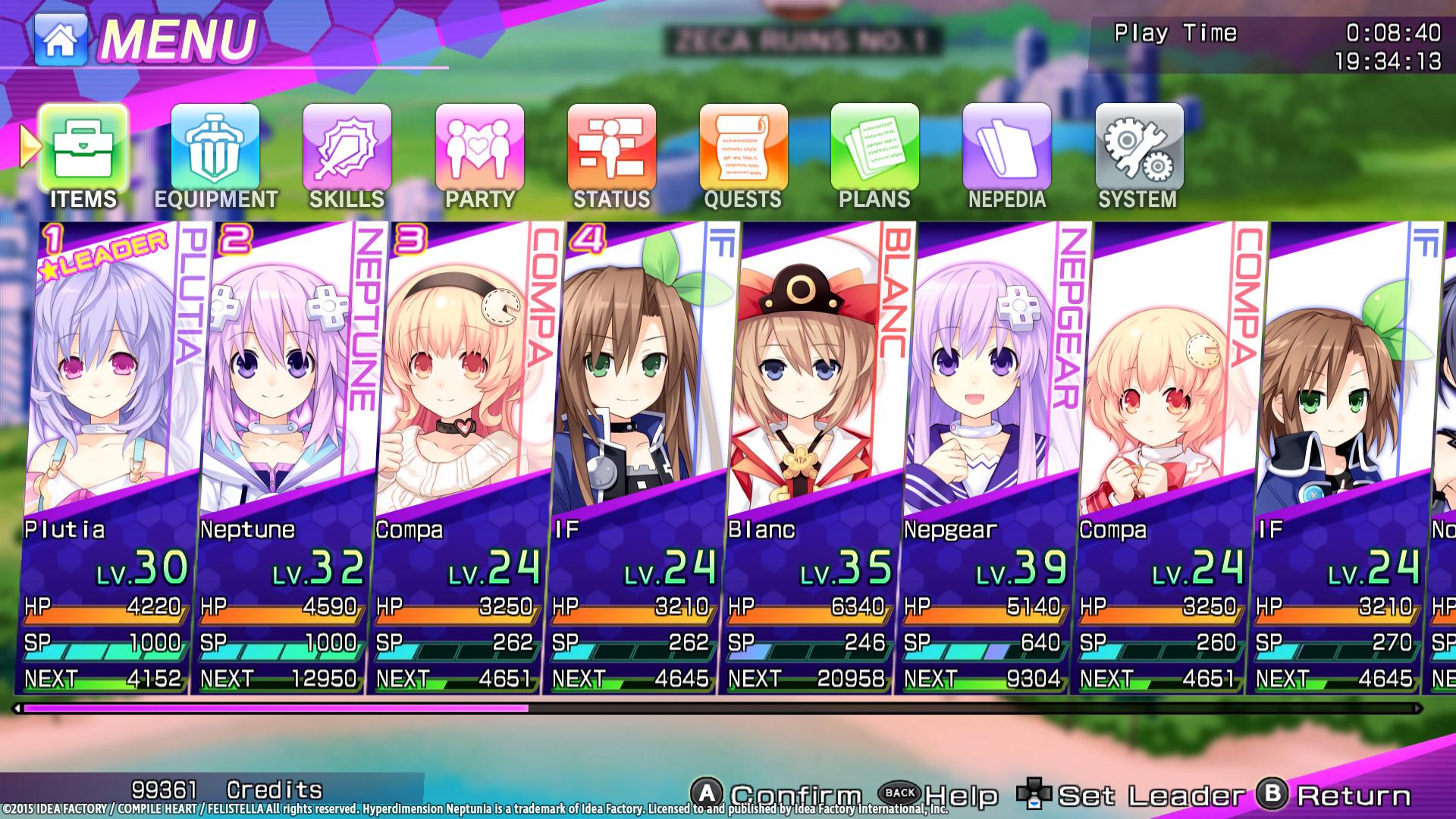 Hyperdimension Neptunia Re;Birth3 V Generation screenshot 36