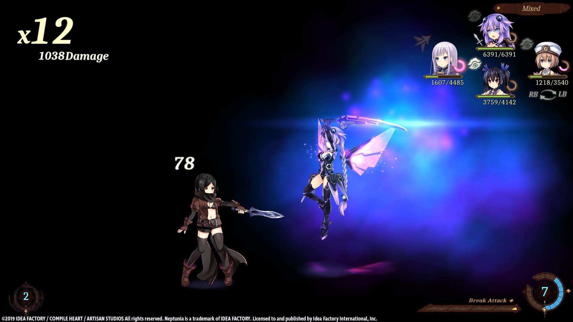 Super Neptunia RPG screenshot 1