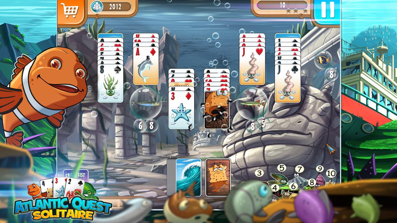 Atlantic Quest Solitaire screenshot 1