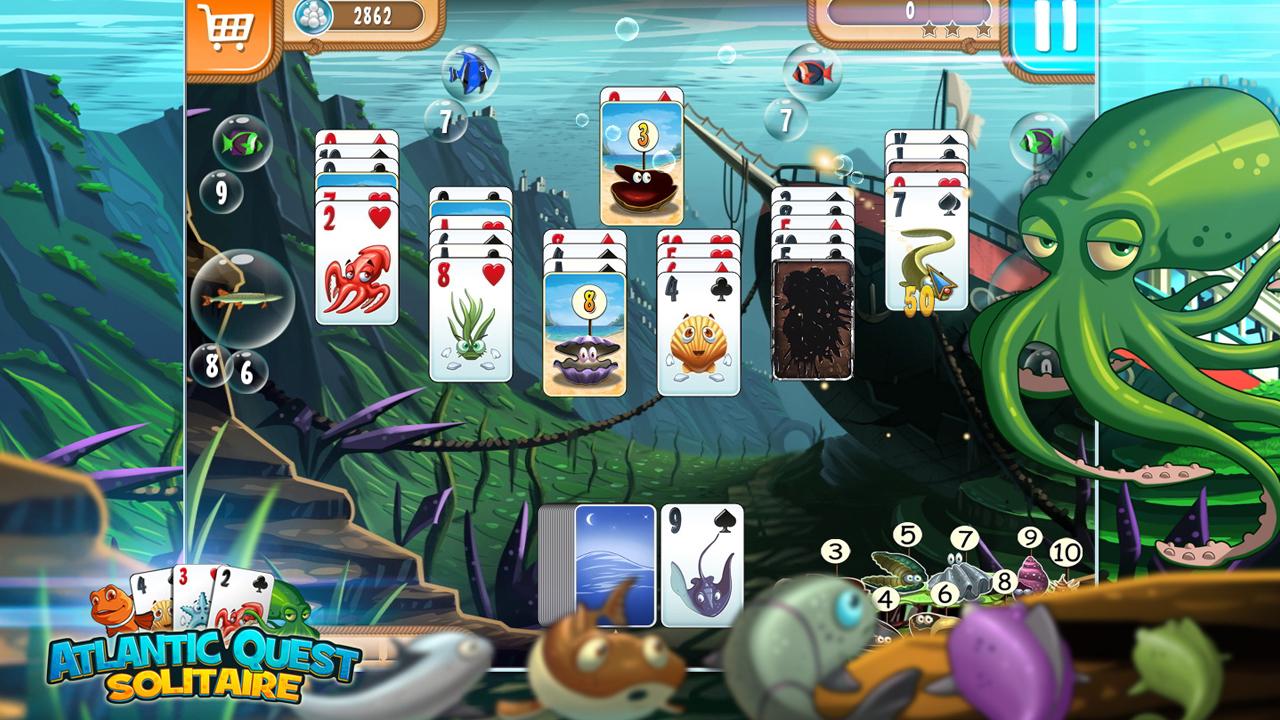 Atlantic Quest Solitaire screenshot 2