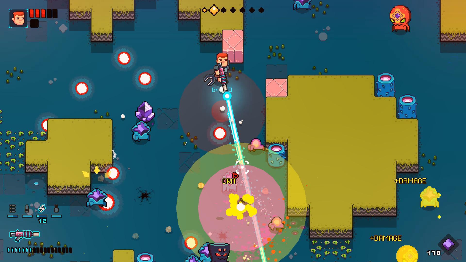 Space Robinson: Hardcore Roguelike Action screenshot 1