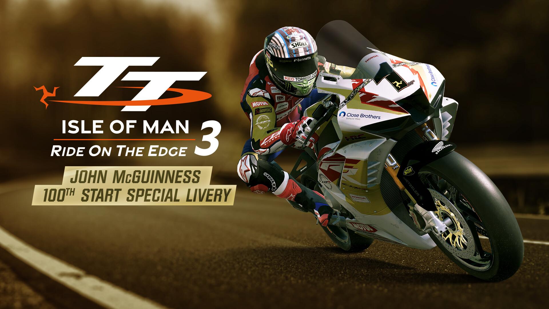 TT Isle Of Man 3 - John McGuinness 100th Start Special Livery image