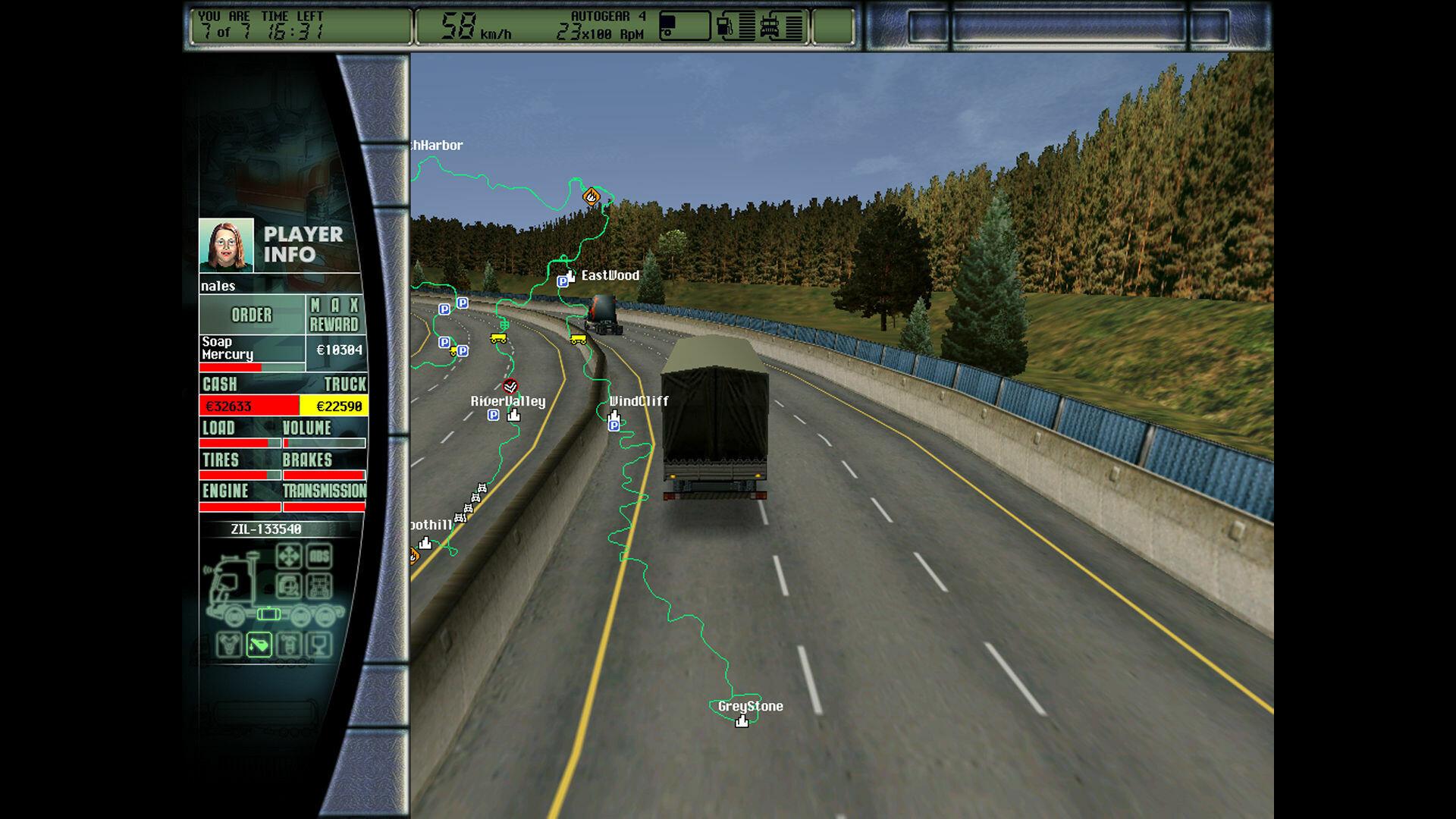 Hard Truck 2: King of the Road screenshot 1
