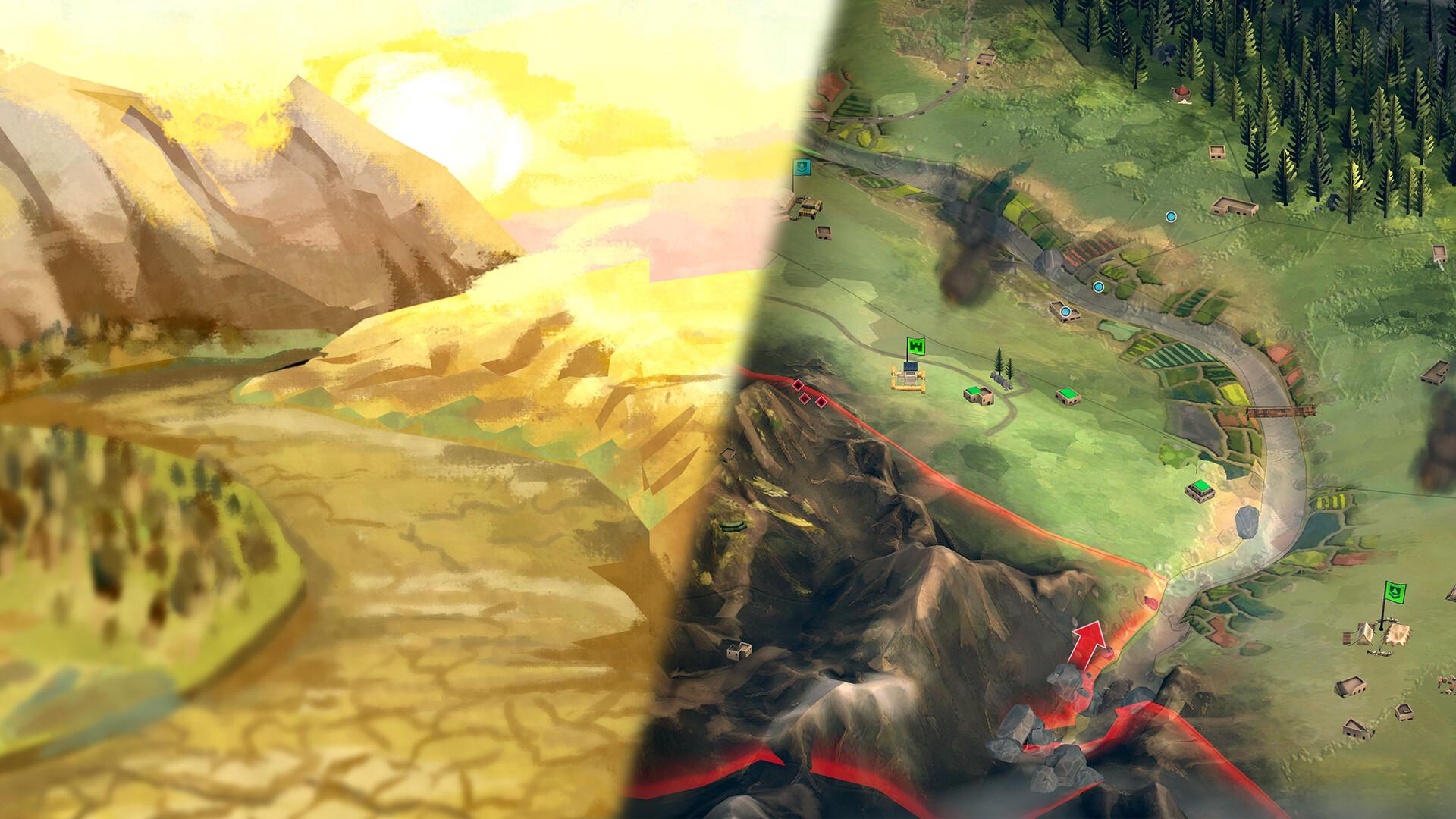 Rebel Inc: Escalation - Dollars & Disasters screenshot 2