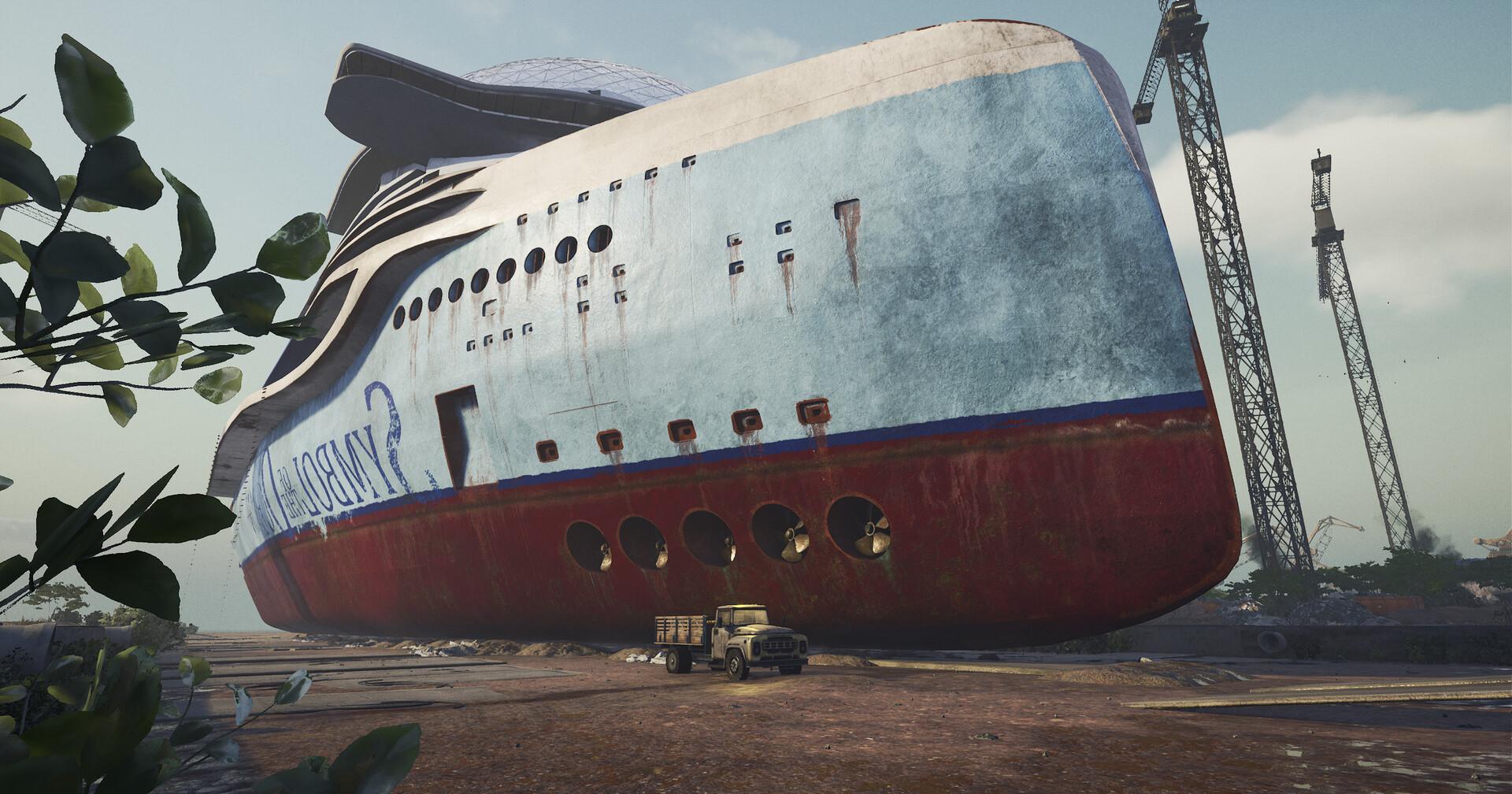 Ship Graveyard Simulator 2 - Floating Cities DLC screenshot 3