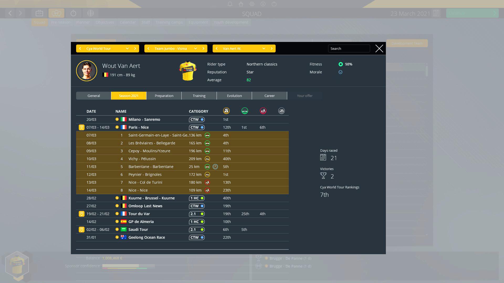 Pro Cycling Manager 2021 screenshot 3