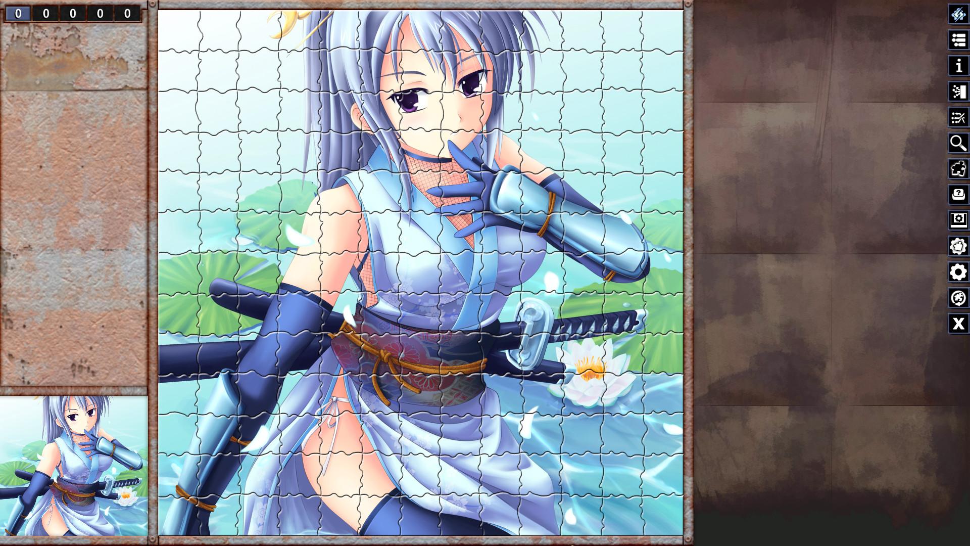 Pixel Puzzles Illustrations & Anime - Jigsaw Pack: Ninja Girls screenshot 2