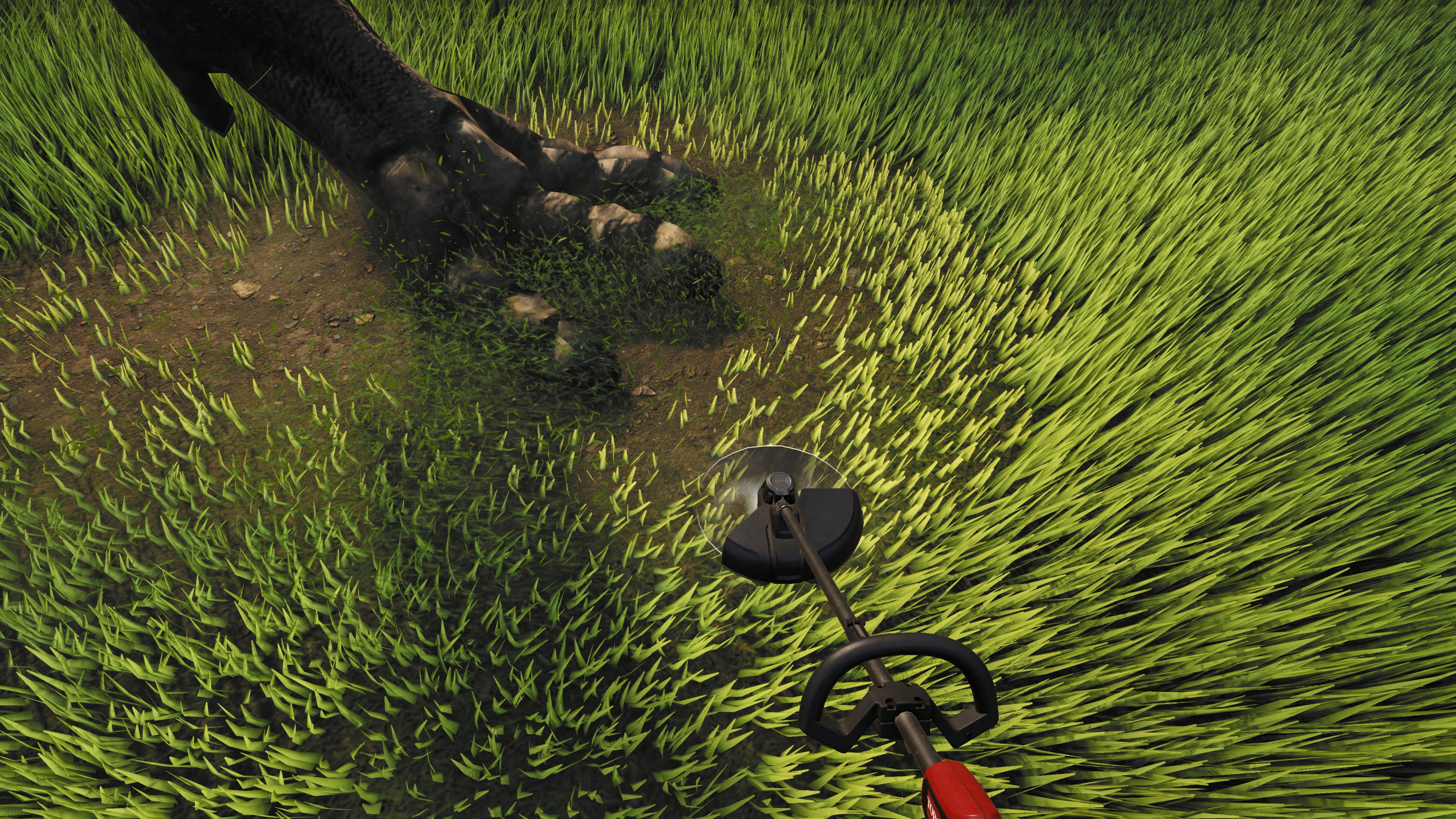 Lawn Mowing Simulator - Dino Safari screenshot 2