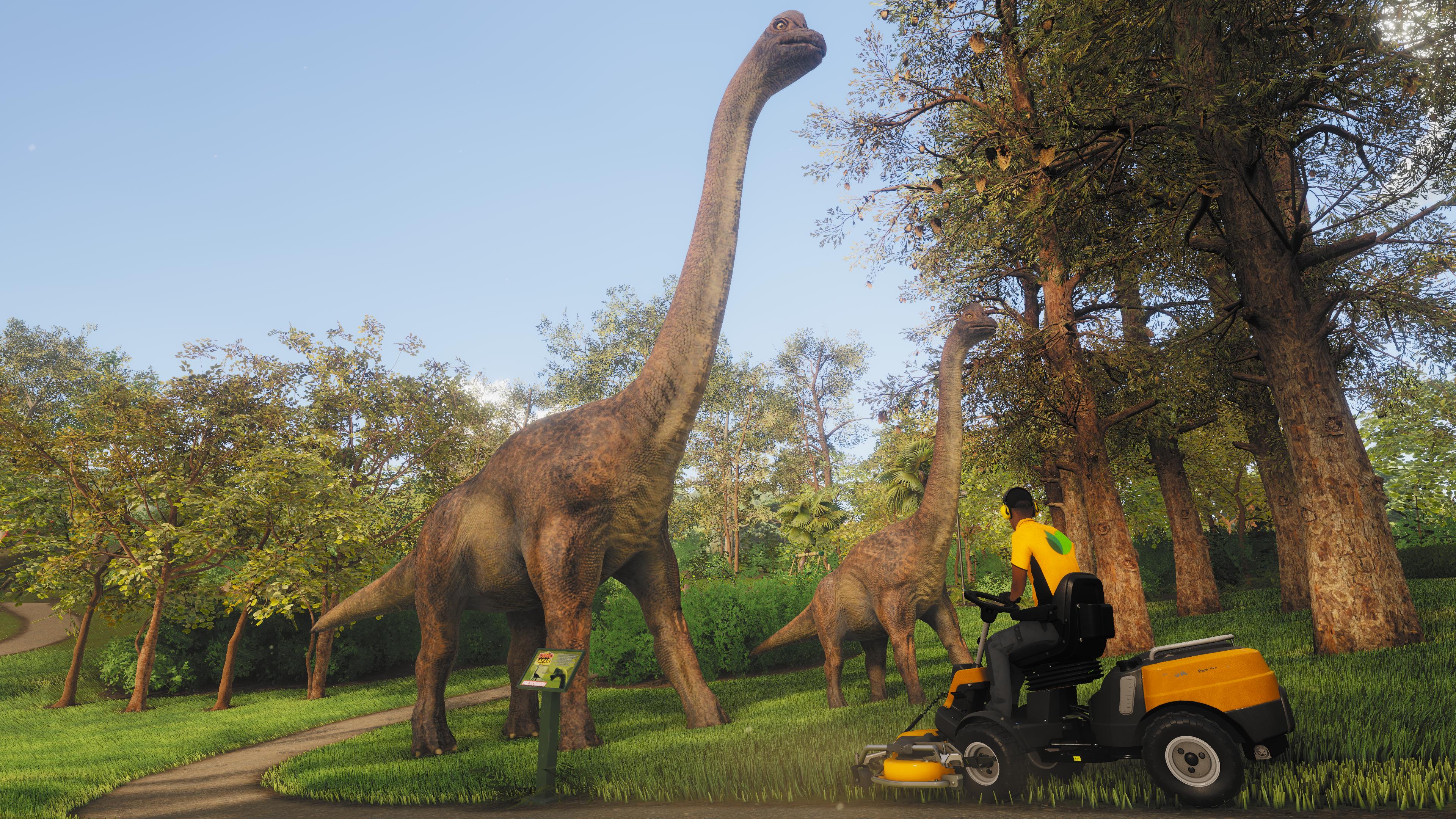 Lawn Mowing Simulator - Dino Safari screenshot 6