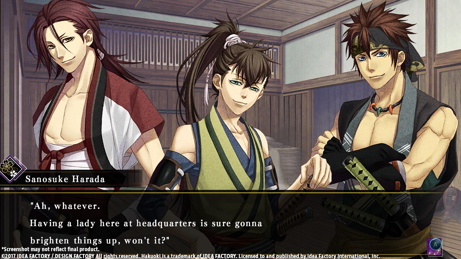 Hakuoki: Kyoto Winds screenshot 4