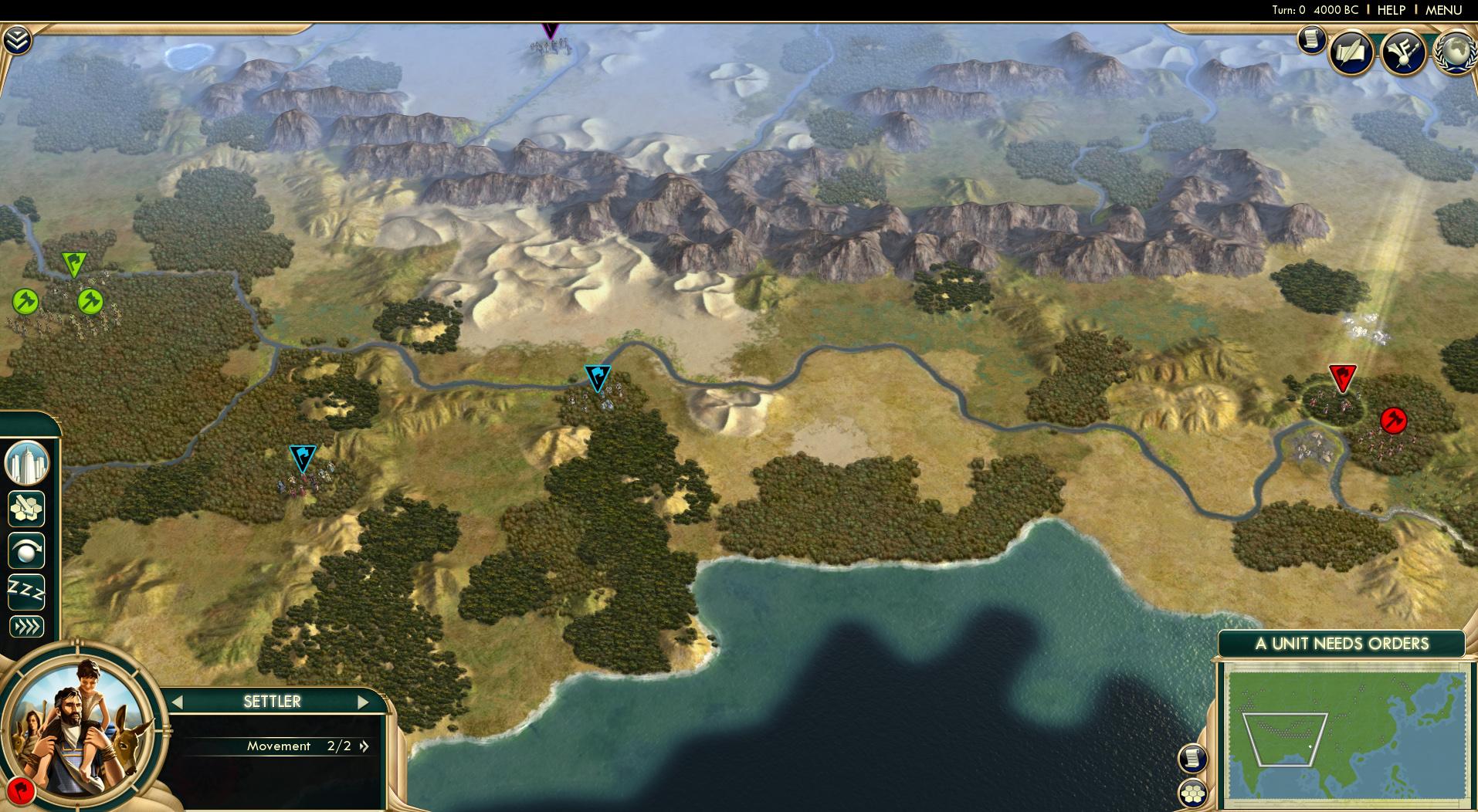 Civilization V - Scrambled Continents Map Pack screenshot 1