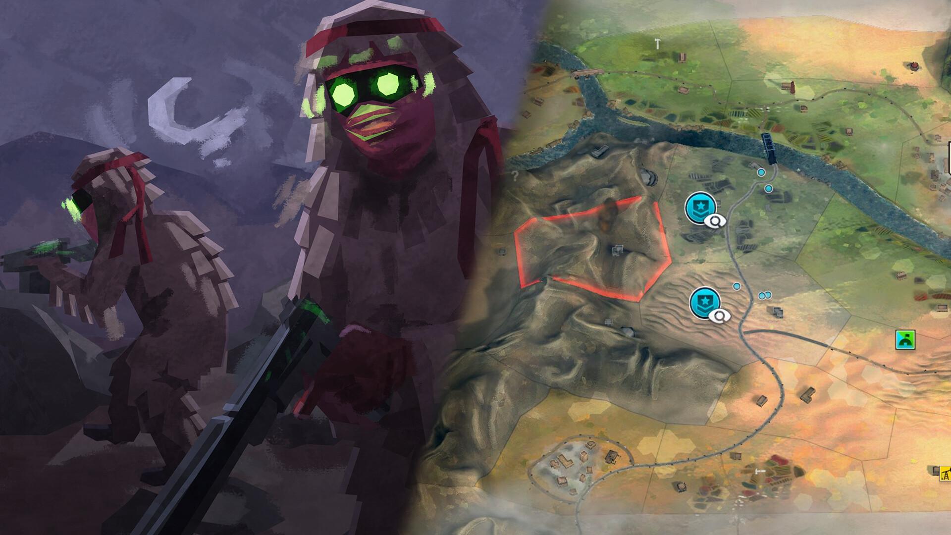 Rebel Inc: Escalation - Sand & Secrets screenshot 1