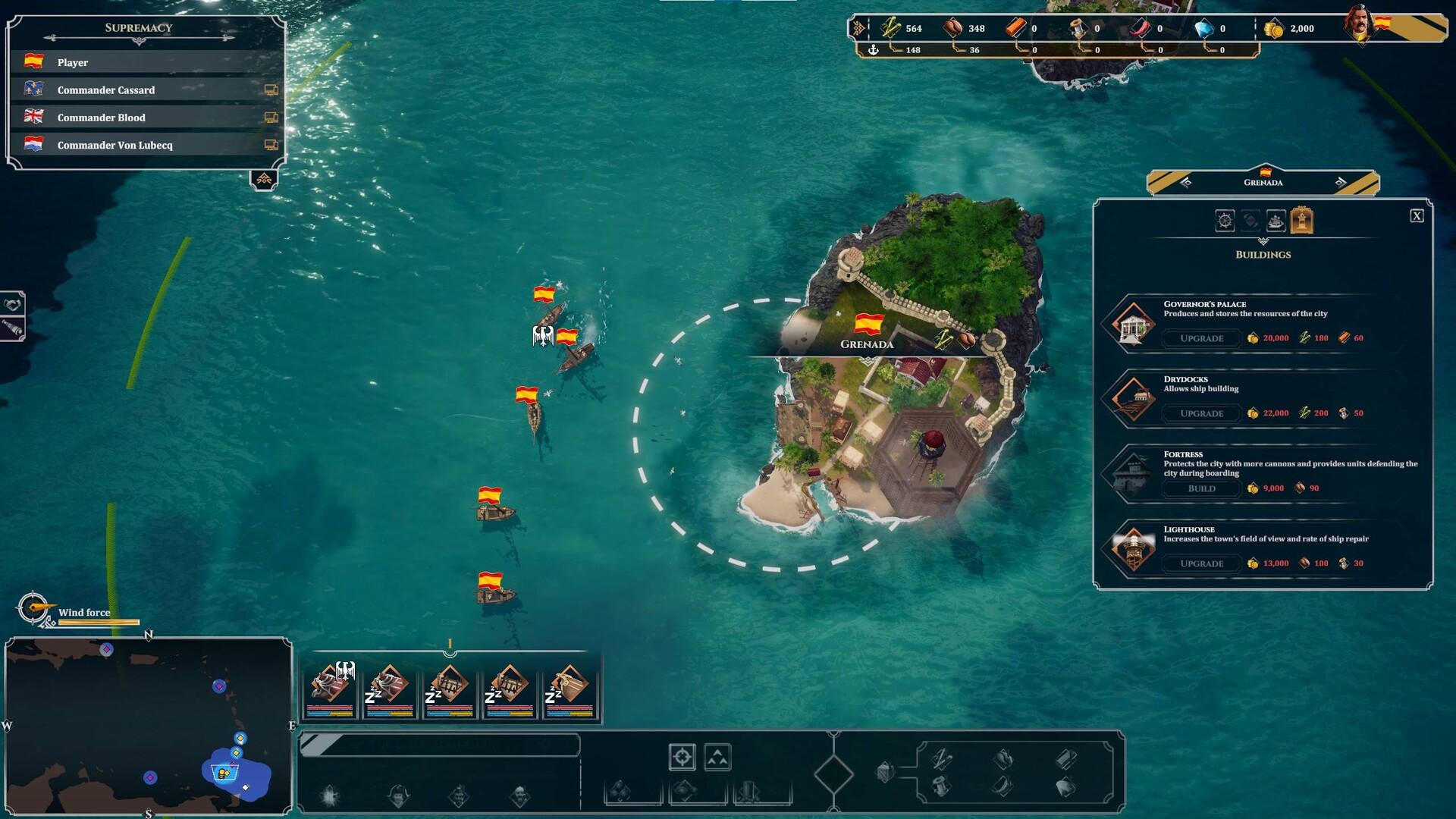 Corsairs - Battle of the Caribbean screenshot 0