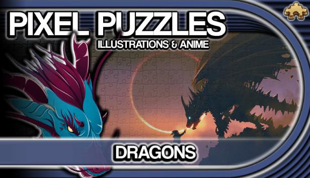 Pixel Puzzles Illustrations & Anime - Jigsaw Pack: Dragons