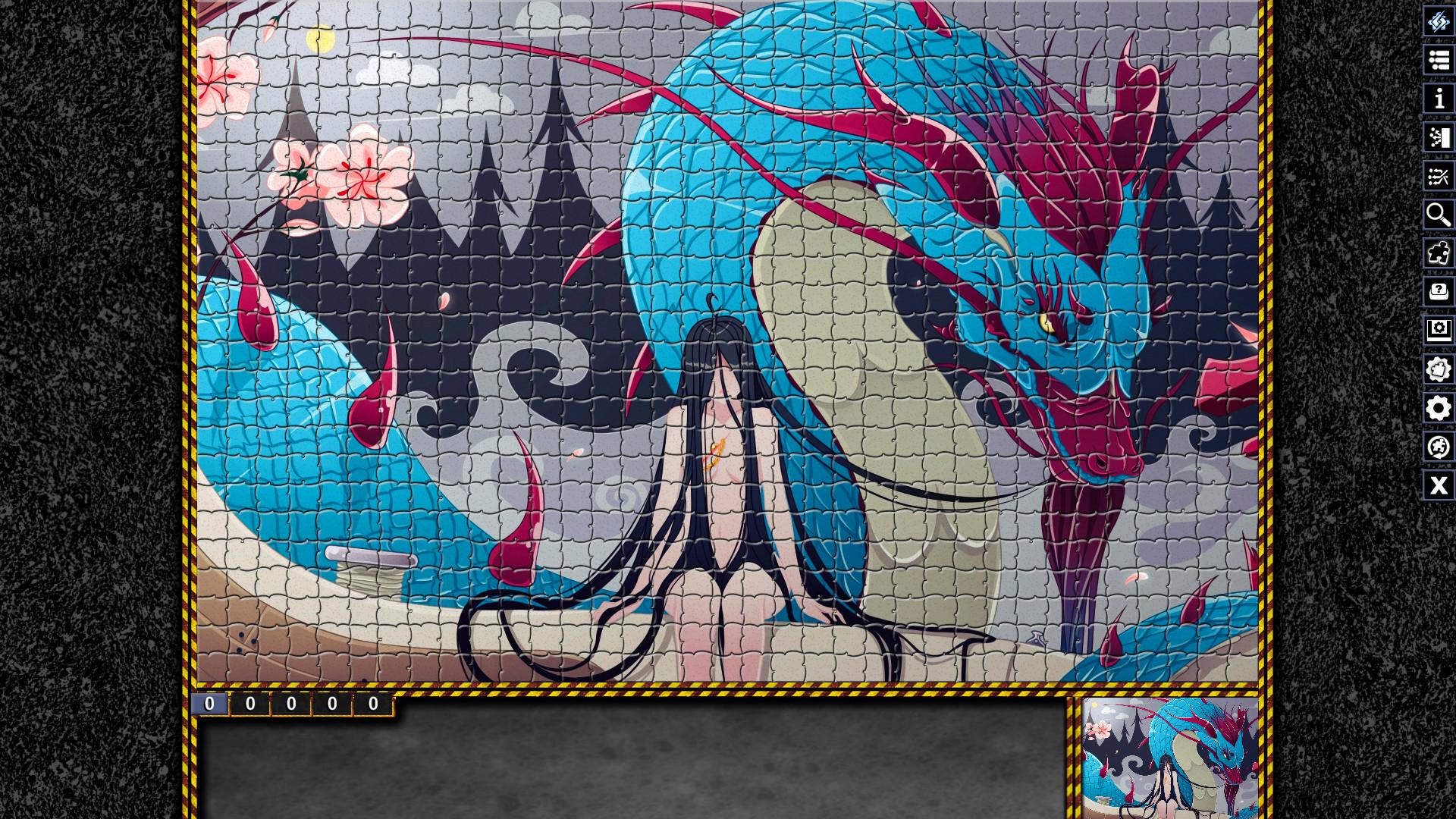 Pixel Puzzles Illustrations & Anime - Jigsaw Pack: Dragons screenshot 1