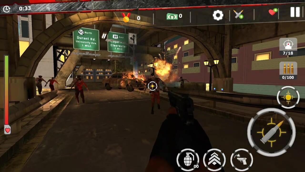 Zombie Survivor: Undead City Attack screenshot 0