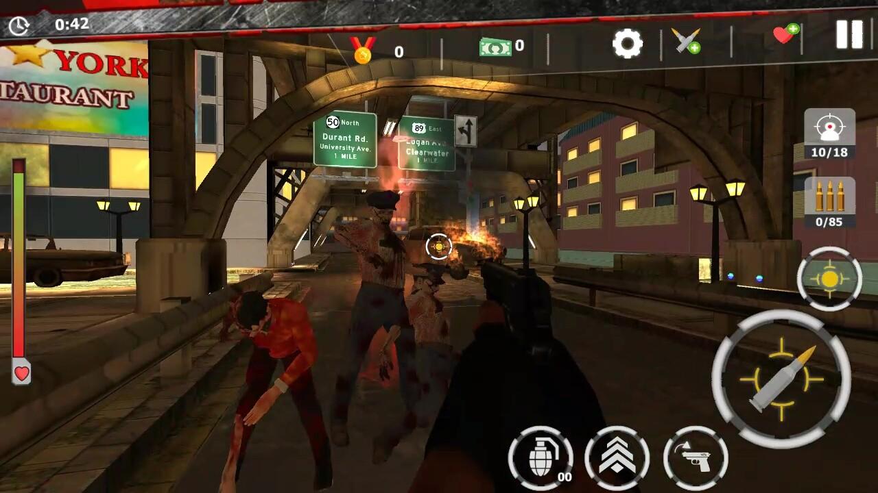 Zombie Survivor: Undead City Attack screenshot 1