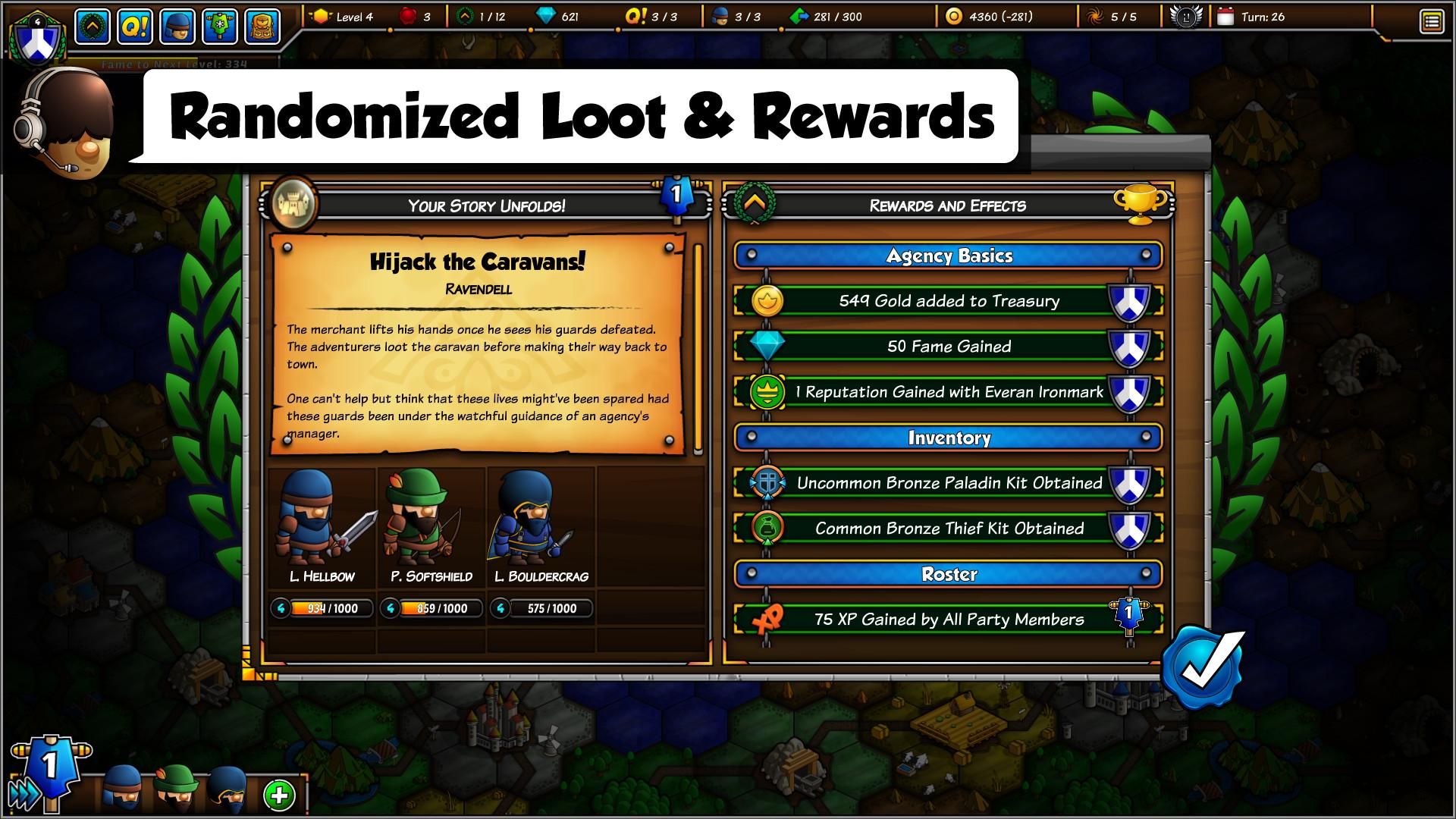 Epic Manager - Create Your Own Adventuring Agency! screenshot 4
