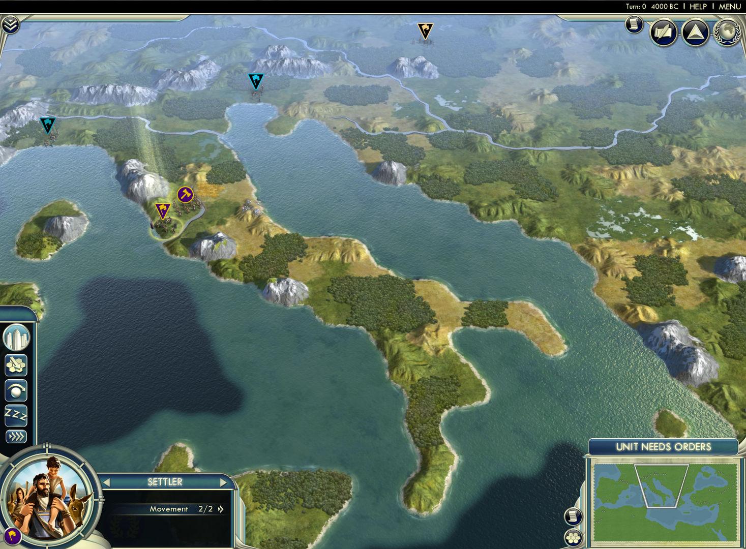 Civilization V - Cradle of Civilization Map Pack: Mediterranean image