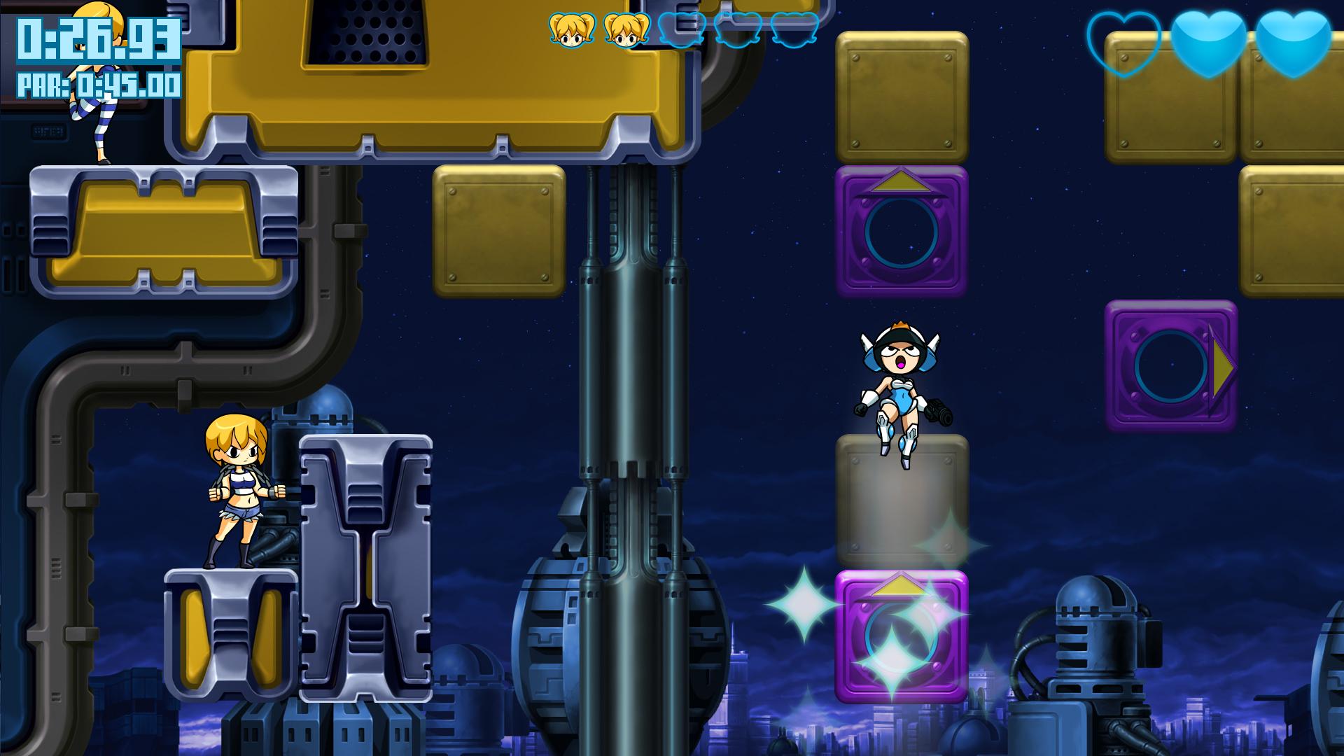 Mighty Switch Force! Hyper Drive Edition screenshot 2