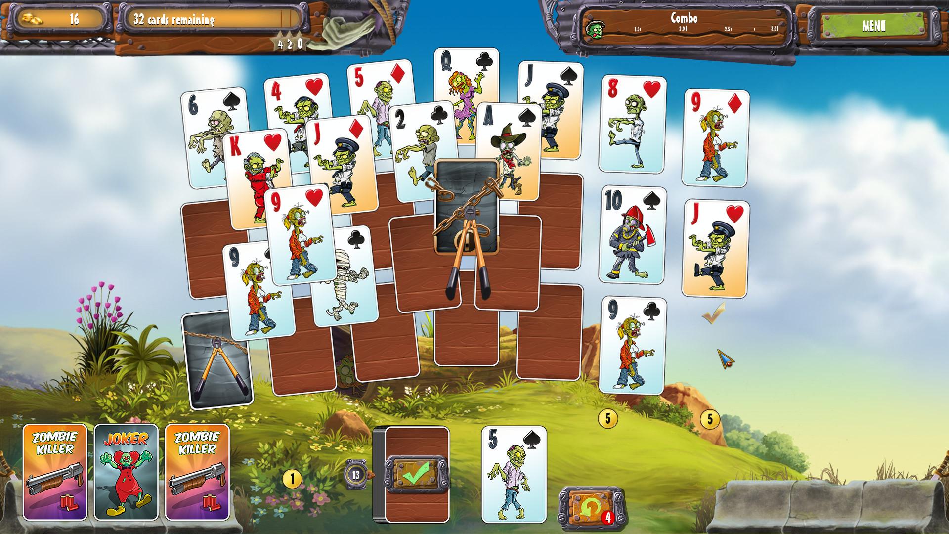 Zombie Solitaire 2 Chapter 2 screenshot 0
