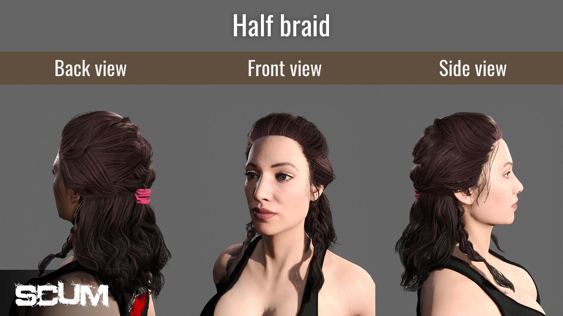 SCUM Female Hair Pack screenshot 1