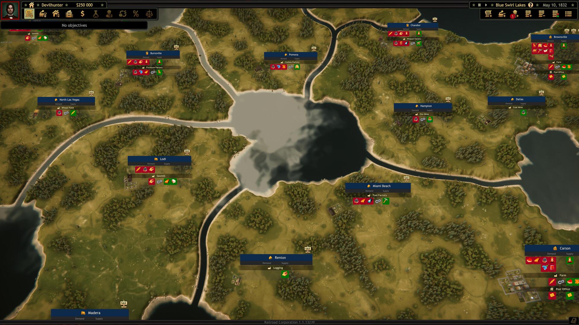 Railroad Corporation - Roadmaster Mission Pack DLC screenshot 1