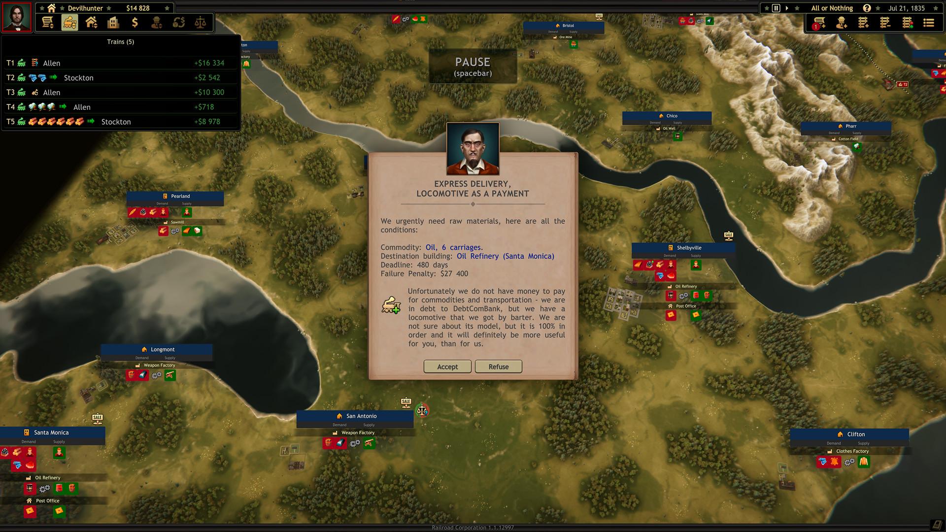 Railroad Corporation - All or Nothing DLC screenshot 3