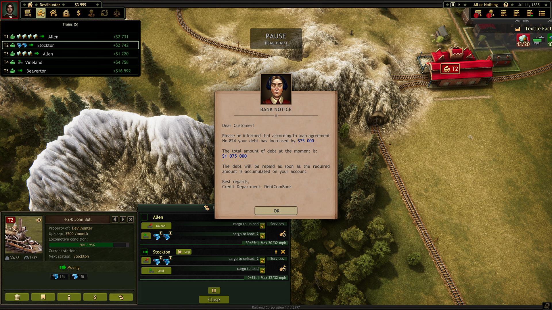 Railroad Corporation - All or Nothing DLC screenshot 4
